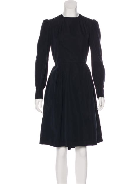 ysl midi dress